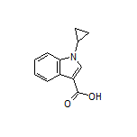 1-Cyclopropyl-1H-indole-3-carboxylic Acid