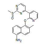 1-Amino-6-methyl-5-[[3-[2-(methylsulfinyl)pyrimidin-4-yl]pyridin-2-yl]oxy]naphthalene