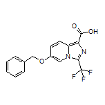 6-(Benzyloxy)-3-(trifluoromethyl)imidazo[1,5-a]pyridine-1-carboxylic Acid