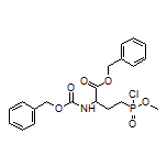 Benzyl 2-(Cbz-amino)-4-[chloro(methoxy)phosphoryl]butanoate