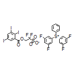 Bis(3,5-difluorophenyl)(phenyl)sulfonium 1,1-Difluoro-2-[(2,3,5-triiodobenzoyl)oxy]ethanesulfonate