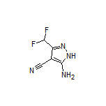 5-Amino-3-(difluoromethyl)-1H-pyrazole-4-carbonitrile