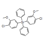 Bis(4-chloro-3-methoxyphenyl)diphenylsilane