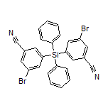 5,5’-(Diphenylsilanediyl)bis(3-bromobenzonitrile)