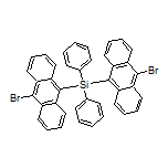 Bis(10-bromoanthracen-9-yl)diphenylsilane