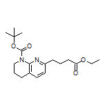 Ethyl 4-(8-Boc-5,6,7,8-tetrahydro-1,8-naphthyridin-2-yl)butanoate