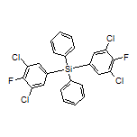 Bis(3,5-dichloro-4-fluorophenyl)diphenylsilane