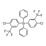 Bis[4-chloro-3-(trifluoromethyl)phenyl]diphenylsilane