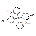 Bis(4-chloro-2-methoxyphenyl)diphenylsilane