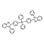 Diphenylbis[4-(1-phenyl-1H-benzo[d]imidazol-2-yl)phenyl]silane
