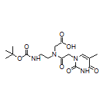 2-[N-[2-(Boc-amino)ethyl]-2-(5-methyl-2,4-dioxo-3,4-dihydropyrimidin-1(2H)-yl)acetamido]acetic Acid