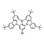 10-Bromo-2,5,15,18-tetrakis(1,1-dimethylethyl)indolo[3,2,1-de]indolo[1’,2’,3’:1,8][1,4]benzazaborino[2,3,4-kl]phenazaborine