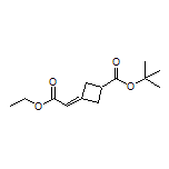 tert-Butyl 3-(2-Ethoxy-2-oxoethylidene)cyclobutane-1-carboxylate