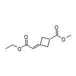 Methyl 3-(2-Ethoxy-2-oxoethylidene)cyclobutane-1-carboxylate