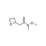 N-Methoxy-N-methyl-2-(oxetan-2-yl)acetamide