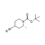 (2R)-1-Boc-2-methylpiperidine-4-carbonitrile