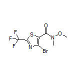 4-Bromo-N-methoxy-N-methyl-2-(trifluoromethyl)thiazole-5-carboxamide