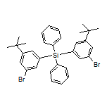 Bis[3-bromo-5-(tert-butyl)phenyl]diphenylsilane