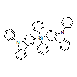 Diphenylbis(9-phenyl-9H-carbazol-3-yl)silane