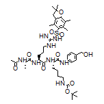 (S)-2-[(S)-2-[(S)-2-Acetamidopropanamido]-5-[3-[(2,2,4,6,7-pentamethyl-2,3-dihydrobenzofuran-5-yl)sulfonyl]guanidino]pentanamido]-6-(Boc-amino)-N-[4-(hydroxymethyl)phenyl]hexanamide