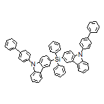 Bis[9-([1,1’-biphenyl]-4-yl)-9H-carbazol-3-yl]diphenylsilane