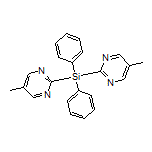 Bis(5-methylpyrimidin-2-yl)diphenylsilane