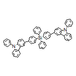 Diphenylbis[4-(9-phenyl-9H-carbazol-3-yl)phenyl]silane