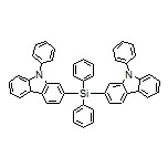 Diphenylbis(9-phenyl-9H-carbazol-2-yl)silane
