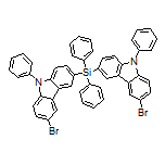 Bis(6-bromo-9-phenyl-9H-carbazol-3-yl)diphenylsilane
