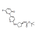 6’-[[(1S,3S)-3-(Boc-amino)cyclopentyl]amino]-5-fluoro-2H-[1,3’-bipyridin]-2-one