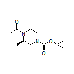 (R)-1-(4-Boc-2-methylpiperazin-1-yl)ethan-1-one