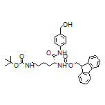 (R)-6-(Boc-amino)-2-(Fmoc-amino)-N-[4-(hydroxymethyl)phenyl]hexanamide