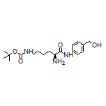(S)-2-Amino-6-(Boc-amino)-N-[4-(hydroxymethyl)phenyl]hexanamide