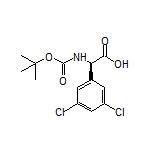 (R)-2-(Boc-amino)-2-(3,5-dichlorophenyl)acetic Acid