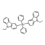 Bis(9-ethyl-9H-carbazol-3-yl)diphenylsilane