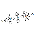 Bis[4-[(4-bromophenyl)diphenylsilyl]phenyl]diphenylsilane