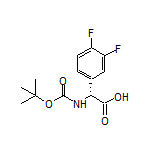 (R)-2-(Boc-amino)-2-(3,4-difluorophenyl)acetic Acid