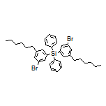 Bis(3-bromo-5-hexylphenyl)diphenylsilane