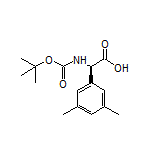 (R)-2-(Boc-amino)-2-(3,5-dimethylphenyl)acetic Acid