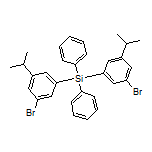 Bis(3-bromo-5-isopropylphenyl)diphenylsilane