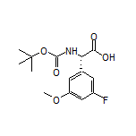 (S)-2-(Boc-amino)-2-(3-fluoro-5-methoxyphenyl)acetic Acid