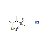 3-(Methylsulfonyl)but-3-en-2-amine Hydrochloride