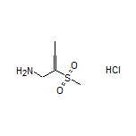 2-(Methylsulfonyl)but-2-en-1-amine Hydrochloride