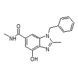 1-Benzyl-4-hydroxy-N,2-dimethyl-1H-benzimidazole-6-carboxamide