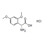 (R)-2-Amino-2-(2,4-dimethoxyphenyl)acetic Acid Hydrochloride