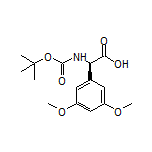 (R)-2-(Boc-amino)-2-(3,5-dimethoxyphenyl)acetic Acid