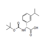 (R)-2-(Boc-amino)-2-(3-isopropylphenyl)acetic Acid