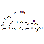 16-(17-Amino-3,6,9,12,15-pentaoxaheptadecyl)-4,7,10,13,19,22,25,28-octaoxa-16-azahentriacontane-1,31-dioic Acid