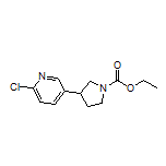 Ethyl 3-(6-Chloropyridin-3-yl)pyrrolidine-1-carboxylate