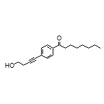 1-[4-(4-Hydroxybut-1-yn-1-yl)phenyl]octan-1-one